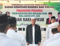 Bupati Zairullah Minta Pengurus FKUB Jaga Kerukunan Beragama