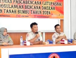 BPBD Tanbu Gelar Pelatihan Penyusunan Renaksi Pasca Bencana