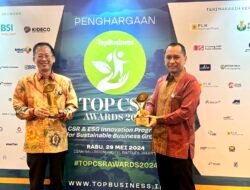 Inovasi CSR PT BIB Kembali Sabet Penghargaan TOP CSR Awards 2024