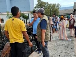 Diskan Tanbu Bersama KKP Kunjungi Nelayan Korban Kebakaran Gang Mawar
