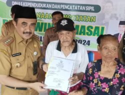 Disdukcapil Tanbu Gelar Pelayanan Pencatatan Pernikahan Massal Non Muslim