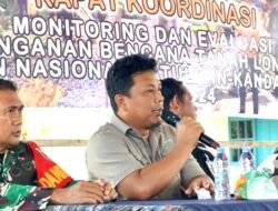 BPBD Tanbu Tinjau Penanganan Longsor Mantewe