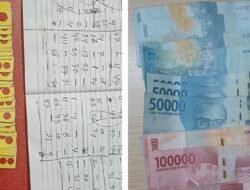 Polsek Satui Amankan 4 Pelaku Judi Kartu,Sita Uang Tunai Ratusan Ribu