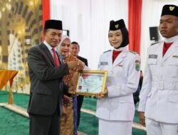 Bupati Apresiasi Paskibraka Tanbu Sukses Jalankan Tugas