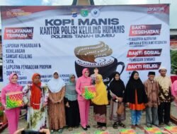 Kegiatan “Kopi Manis” Polres Tanbu di Batulicin Diserbu Warga