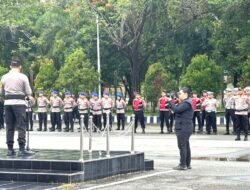 Polres Tanbu Gelar Apel Operasi Lilin 2024