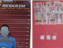 Diduga Edarkan Sabu, AB Diamankan Polsek Sungai Loban