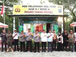 Tinjau Pos Terpadu di Tanah Bumbu,Kapolda Kalsel Pastikan Layanan Berjalan Optimal