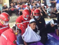 BPBD Tanbu Berikan Edukasi Tanggap Bencana Santri Al-Asmaul Husna