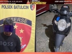 Bawa Sajam Tanpa Ijin, Seorang Pria  di Batulicin Diamankan Polisi