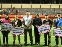 Final Turnamen Bola Volly Kapolres Tanah Bumbu Cup 2025