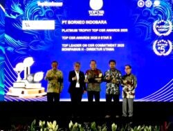 PT Borneo Indobara Raih Platinum Thropy di Ajang TOP CSR Awards 2025