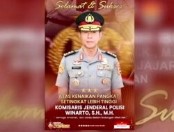 Kapolres Tanah Bumbu Beri Ucapan Selamat atas Kenaikan Pangkat Komjen Pol. Winarto, S.H., M.H.