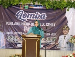 Ketua TP PKK Andi Irmayani Apresiasi Desa Pematang Ulin Ikuti Lomba PHBS Tingkat Kalse