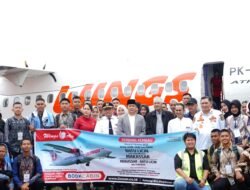 Penerbangan Perdana Batulicin–Makassar Tiket Terjual Habis