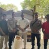 Polisi Kawal Pendistribusian 23 Ton Jagung PT SBT Menuju Gudang Bulog