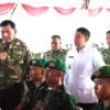 Bupati Andi Rudi Latif Sambut dan Dampingi Kunjungan Menhan RI ke Tanah Bumbu, Tinjau Yonif TP 828/BWM