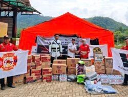 ERT PT BIB Turun Tangan Tangani Banjir Bandang dan Tanah Longsor di Batang Toru, Tapanuli Selatan, Sumatera Utara