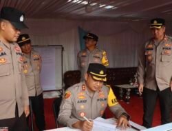 Kapolres Tanah Bumbu Cek Kesiapsiagaan Pos Terpadu, Pastikan Mudik Lebaran 1447 H Aman dan Nyaman