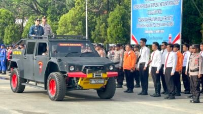 Bupati Andi Rudi Latif Pimpin Apel Gelar Pasukan Operasi Ketupat Intan 2026