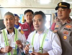 Pastikan Keamanan Berlayar Arus Mudik, Polres Tanah Bumbu Tes Urine Nahkoda Kapal