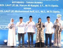 Bupati Andi Rudi Latif Apresiasi dan Sampaikan Harapan pada Pisah Sambut Danlanal Kotabaru–Tanah Bumbu