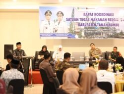 Rakoor Satgas MBG Pemkab Tanah Bumbu Dukung Generasi Emas Indonesia