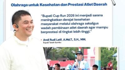Bupati Cup Run 5K 2026, Dorong Gaya Hidup Sehat dan Pembinaan Atlet Daerah