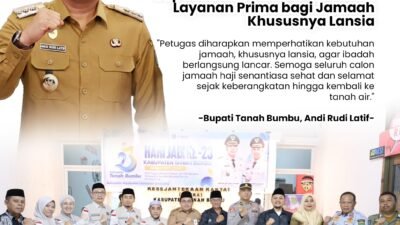 Haji 2026,  Bupati Andi Rudi Latif Tekankan Layanan Prima bagi Jamaah Lansia