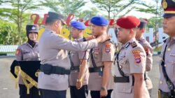 Polres Tanah Bumbu Gelar Upacara Sertijab PJU dan Kapolsek