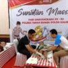 Polres Tanah Bumbu Gelar Khitanan Massal Gratis dan Donor Darah Sambut Hari Bhayangkara ke-80