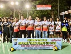 Turnamen Bola Voli Kapolres Cup 2026 Resmi Dibuka, 45 Tim Siap Berlaga