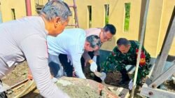Hari Bhayangkara ke-80 Polres Tanah Bumbu Ground Breaking Pembangunan Sumur Bor Untuk Masyarakat