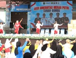 Warga Antusias Hadiri Aksi Sinergitas Merah Putih, Ada Senam, Storytelling, dan Layanan Publik