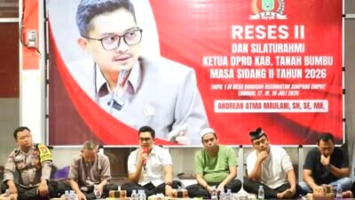 Reses Ketua DPRD Tanah Bumbu Respon Aspirasi Warga Terkait Infrastruktur