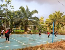 Bupati Andi Rudi Latif Bangun Lapangan Voli, Warga Madu Retno Lebih Nyaman Berolahraga