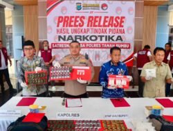 Satresnarkoba Polres Tanah Bumbu Sita 20.000 Butir Obat Keras, 4 Tersangka Ditangkap