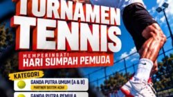 Peringati Sumpah Pemuda, JTC Tanah Bumbu dan Rumah Pena Gelar Turnamen Tenis